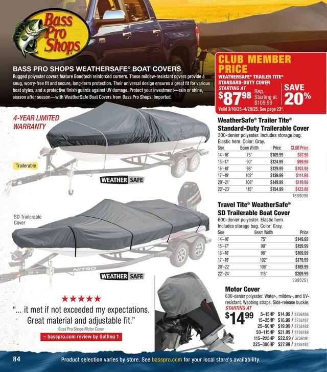 Catalogue Cabela's from 03/26/2025