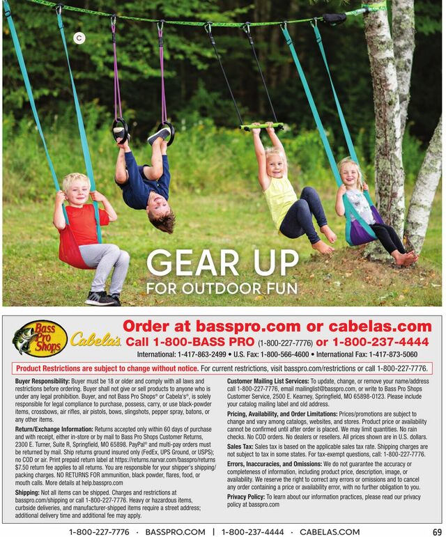 Catalogue Cabela's from 04/09/2025