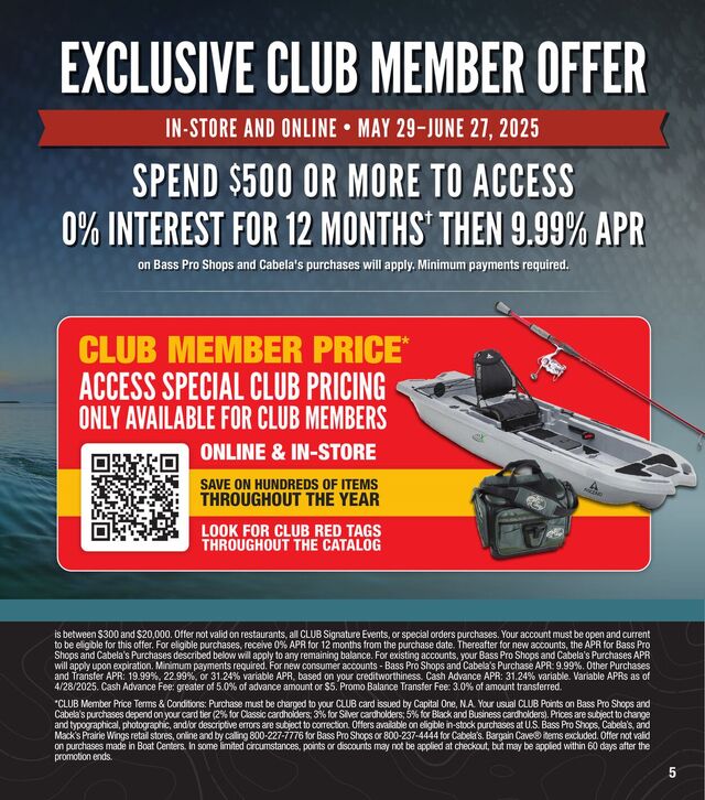 Catalogue Cabela's from 07/30/2025