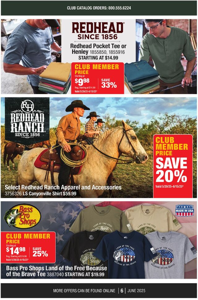 Catalogue Cabela's from 06/01/2025