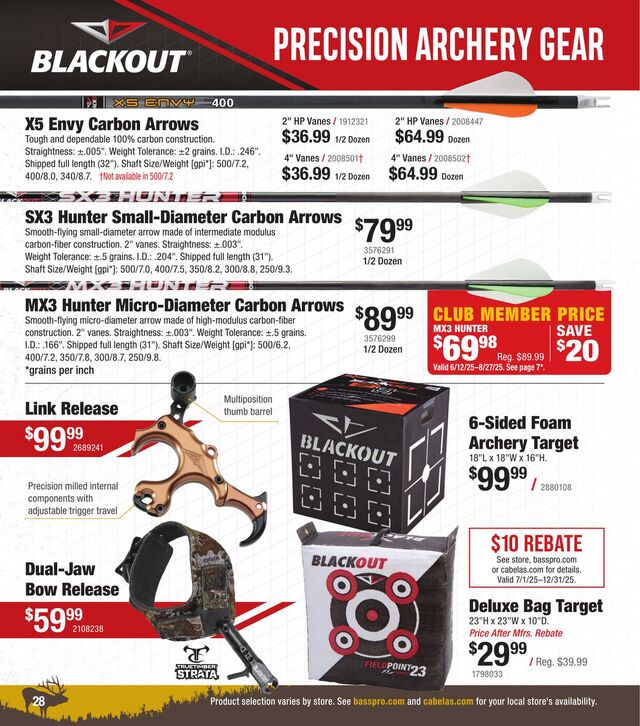 Catalogue Cabela's from 06/30/2025