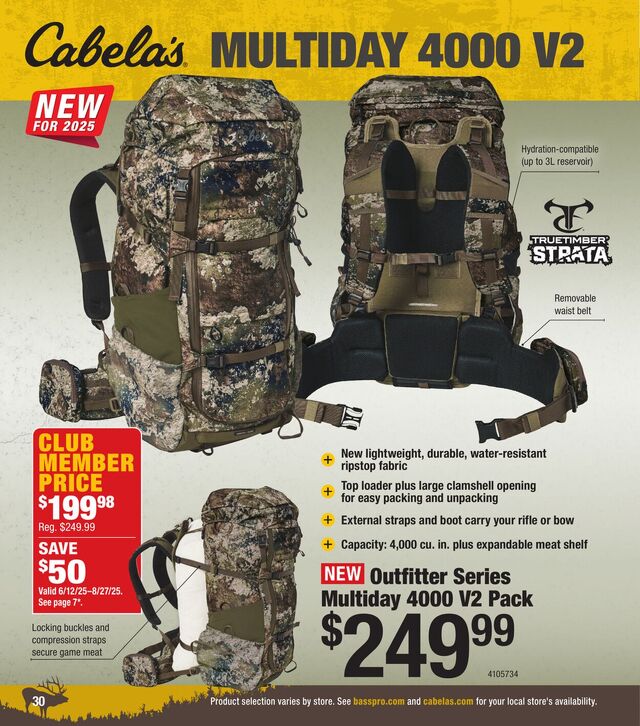 Catalogue Cabela's from 06/30/2025