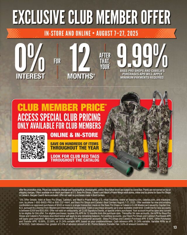 Catalogue Cabela's from 09/03/2025