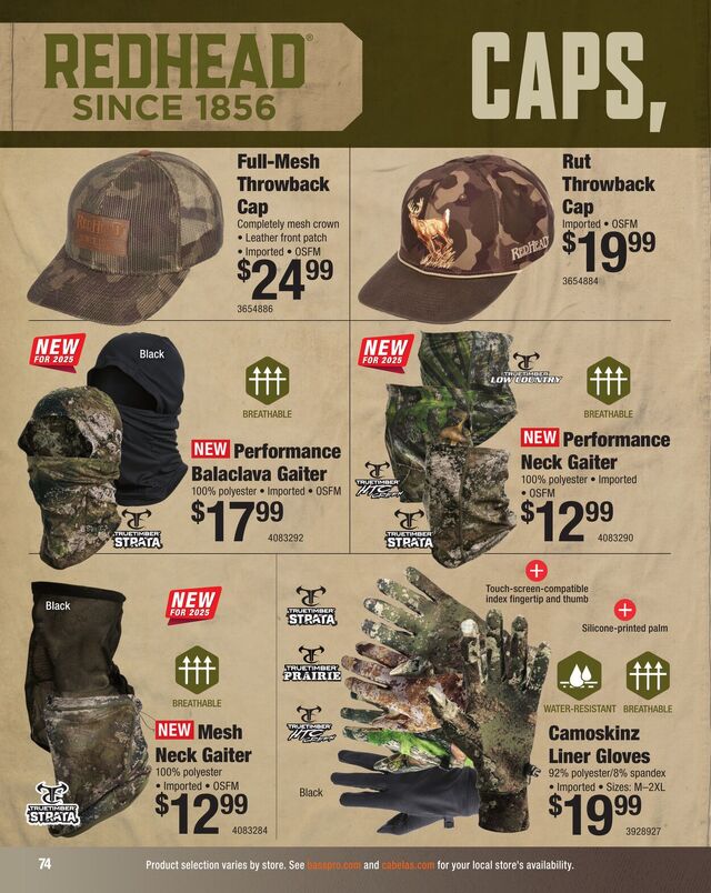 Catalogue Cabela's from 09/03/2025
