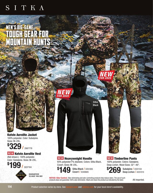 Catalogue Cabela's from 09/03/2025