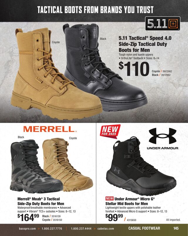 Catalogue Cabela's from 09/03/2025