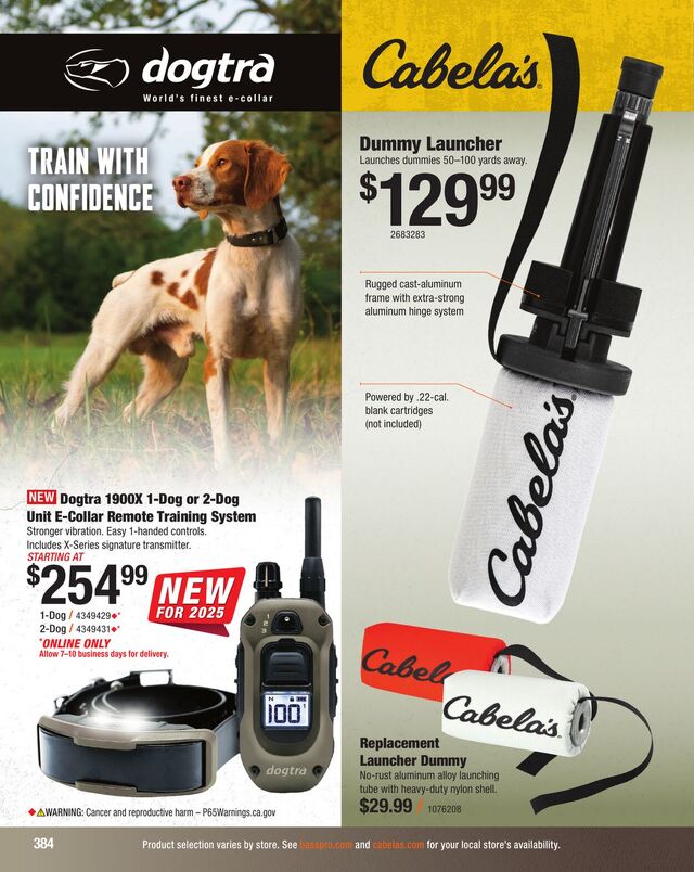 Catalogue Cabela's from 09/03/2025