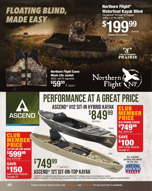 Catalogue Cabela's from 09/03/2025