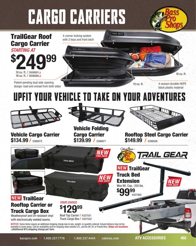 Catalogue Cabela's from 09/03/2025