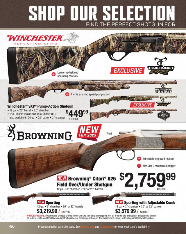 Catalogue Cabela's from 09/03/2025