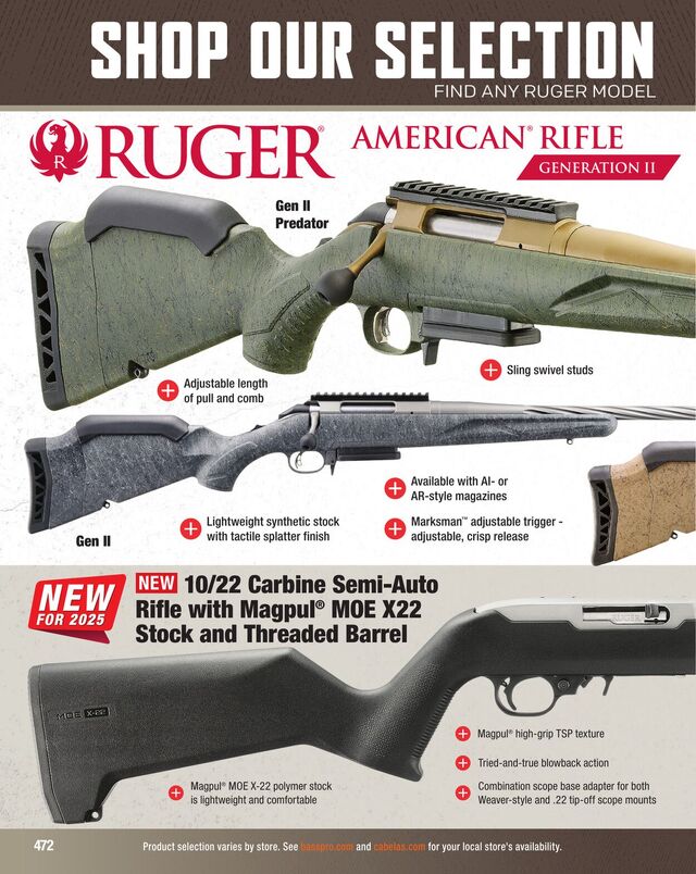Catalogue Cabela's from 09/03/2025