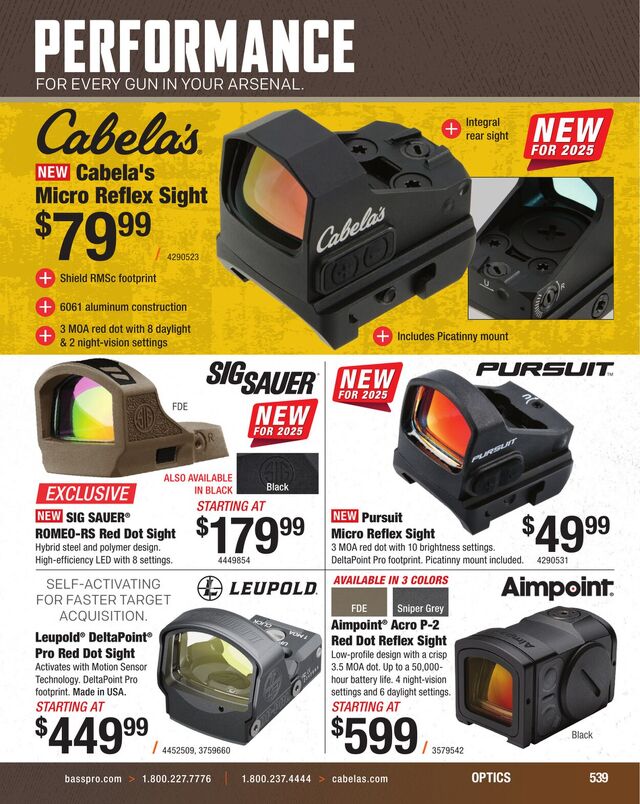 Catalogue Cabela's from 09/03/2025