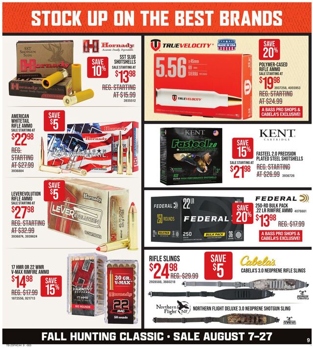 Catalogue Cabela's from 08/07/2025