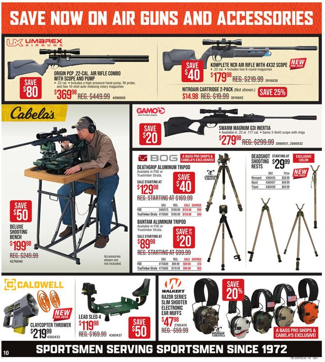 Catalogue Cabela's from 08/07/2025