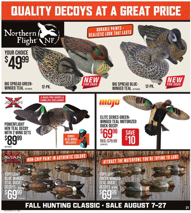 Catalogue Cabela's from 08/07/2025