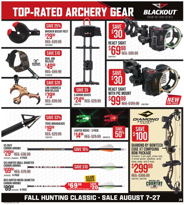 Catalogue Cabela's from 08/07/2025