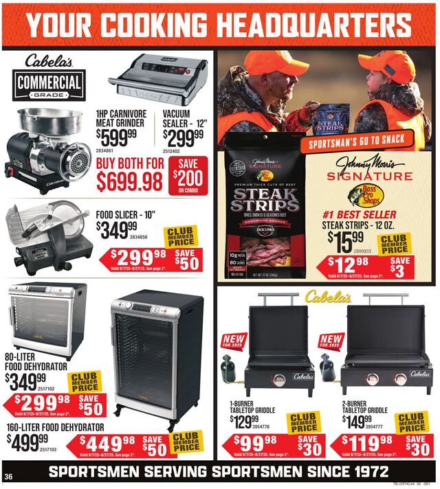 Catalogue Cabela's from 08/07/2025