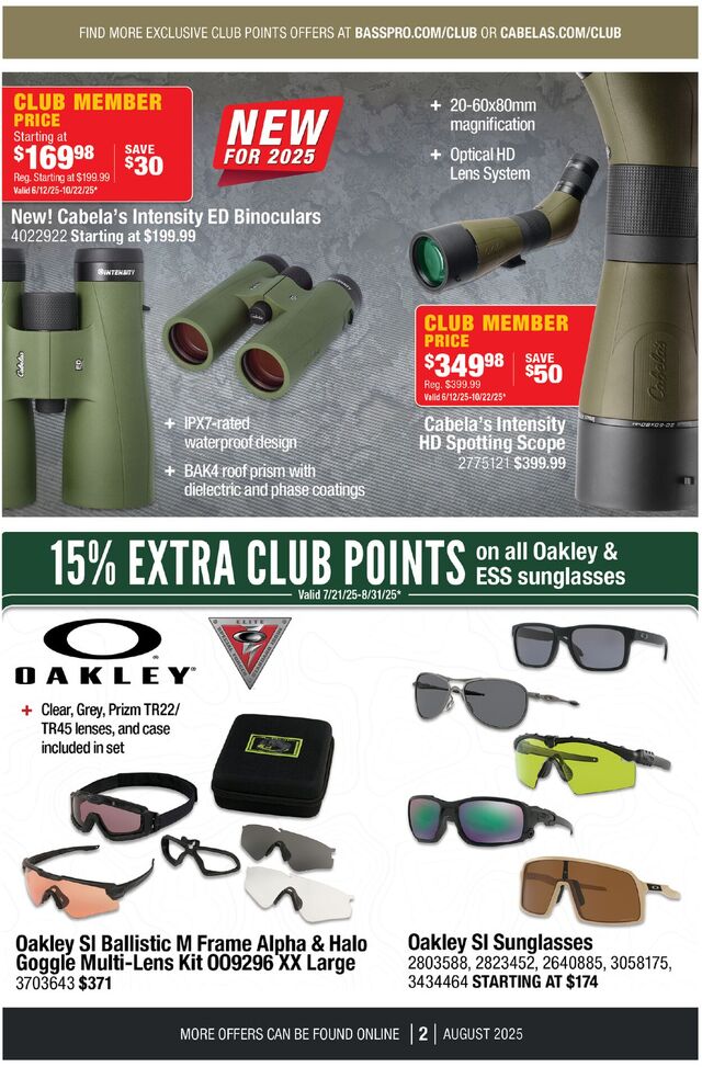 Catalogue Cabela's from 08/01/2025