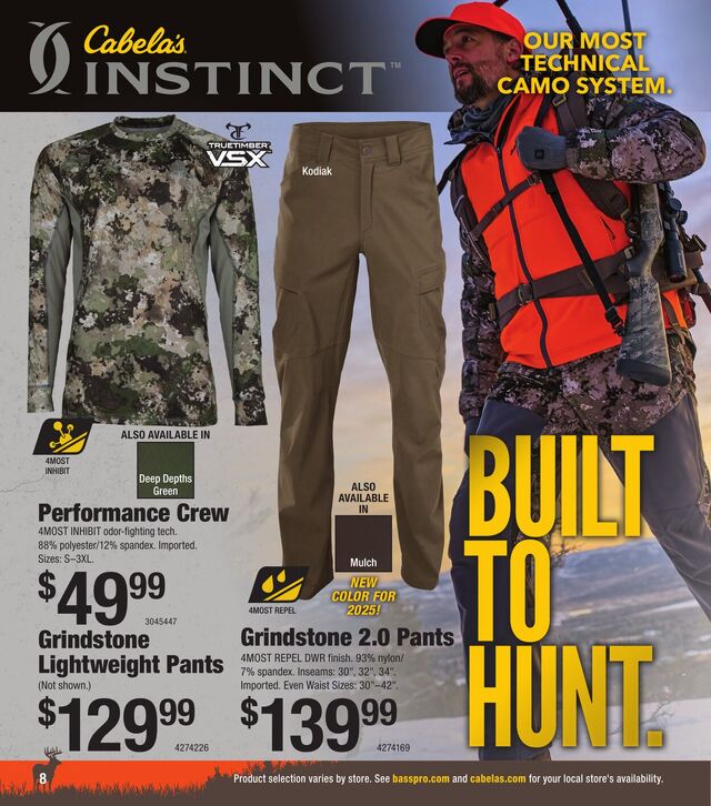 Catalogue Cabela's from 08/31/2025