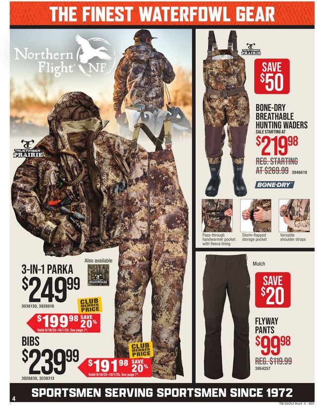 Catalogue Cabela's from 09/18/2025
