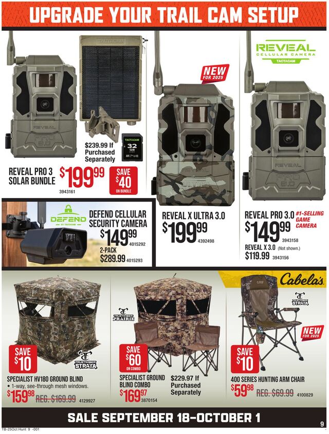 Catalogue Cabela's from 09/18/2025
