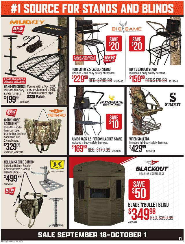 Catalogue Cabela's from 09/18/2025