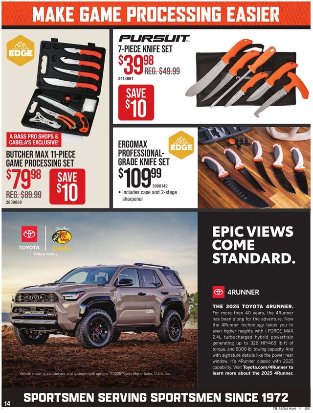 Catalogue Cabela's from 09/18/2025