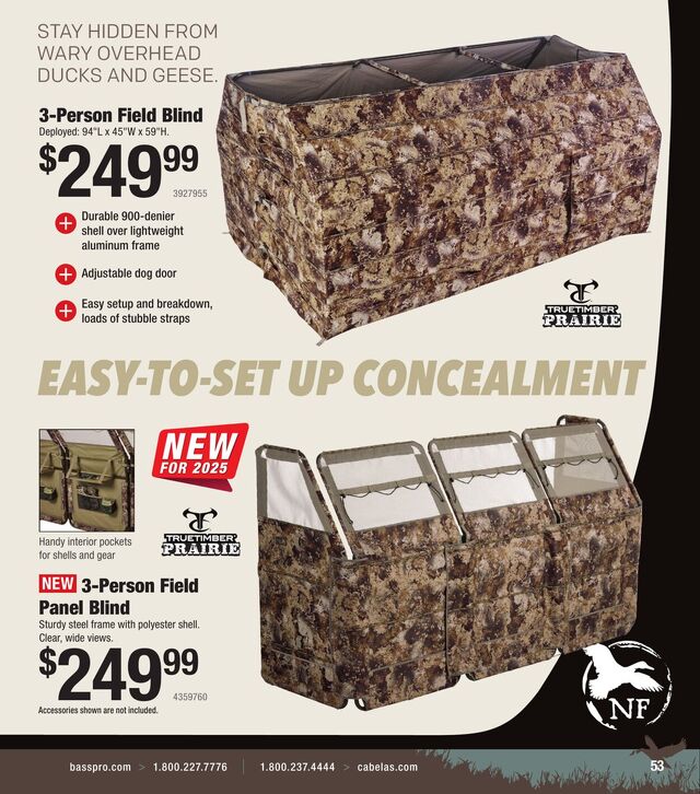Catalogue Cabela's from 10/01/2025