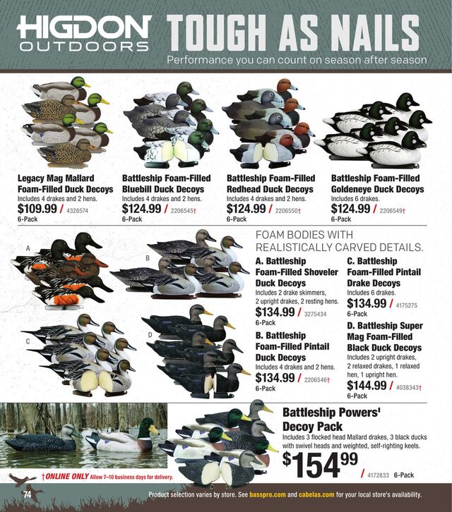 Catalogue Cabela's from 10/01/2025
