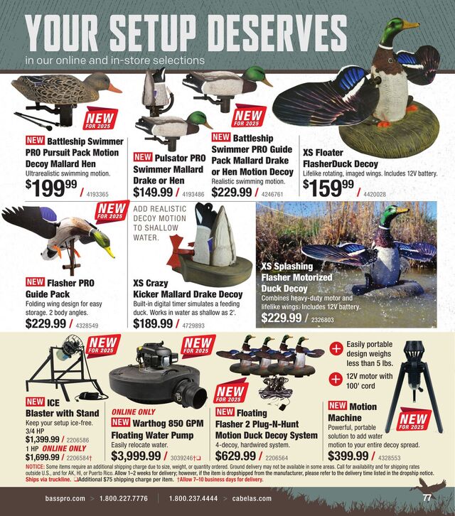 Catalogue Cabela's from 10/01/2025