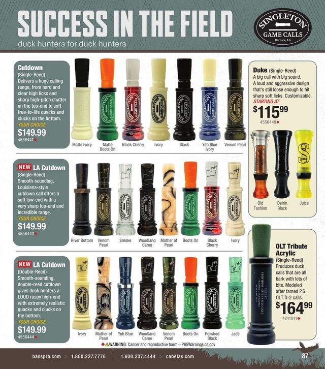 Catalogue Cabela's from 10/01/2025
