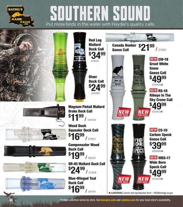 Catalogue Cabela's from 10/01/2025