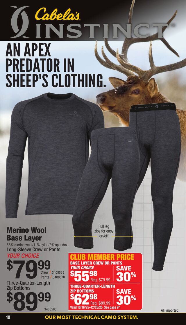 Catalogue Cabela's from 10/16/2025