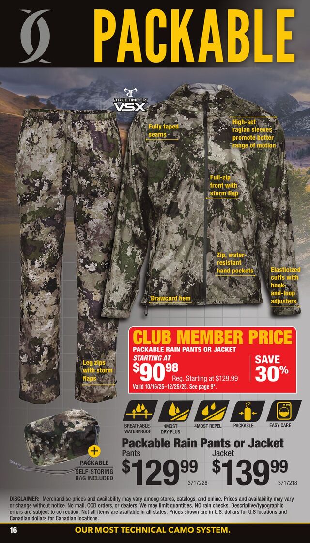 Catalogue Cabela's from 10/16/2025