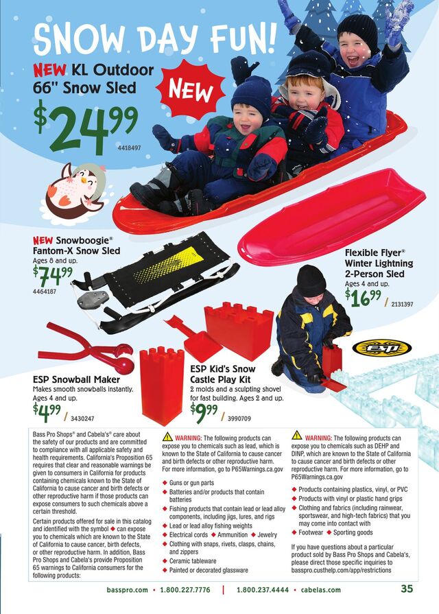 Catalogue Cabela's from 10/31/2025
