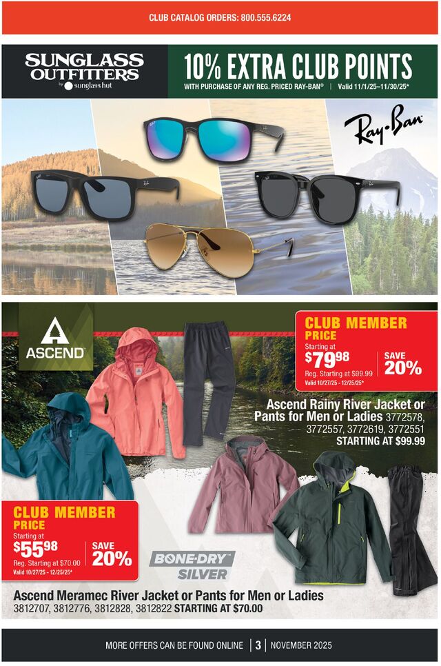 Catalogue Cabela's from 11/01/2025