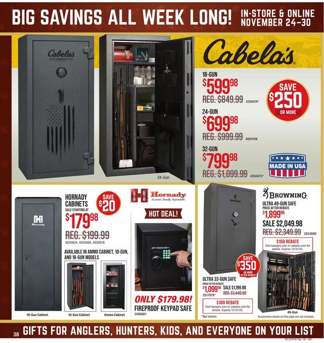 Catalogue Cabela's from 11/24/2025