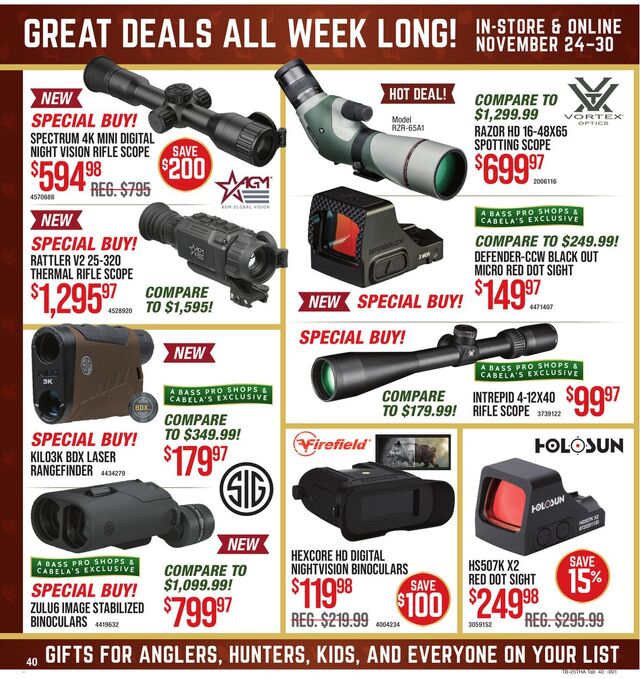 Catalogue Cabela's from 11/24/2025