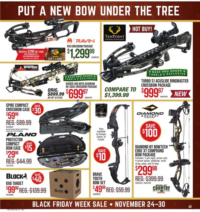 Catalogue Cabela's from 11/24/2025