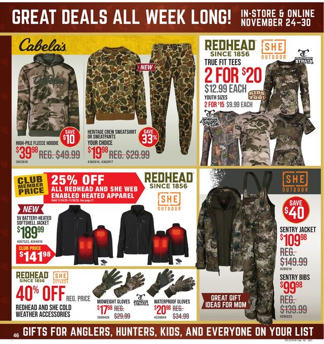 Catalogue Cabela's from 11/24/2025