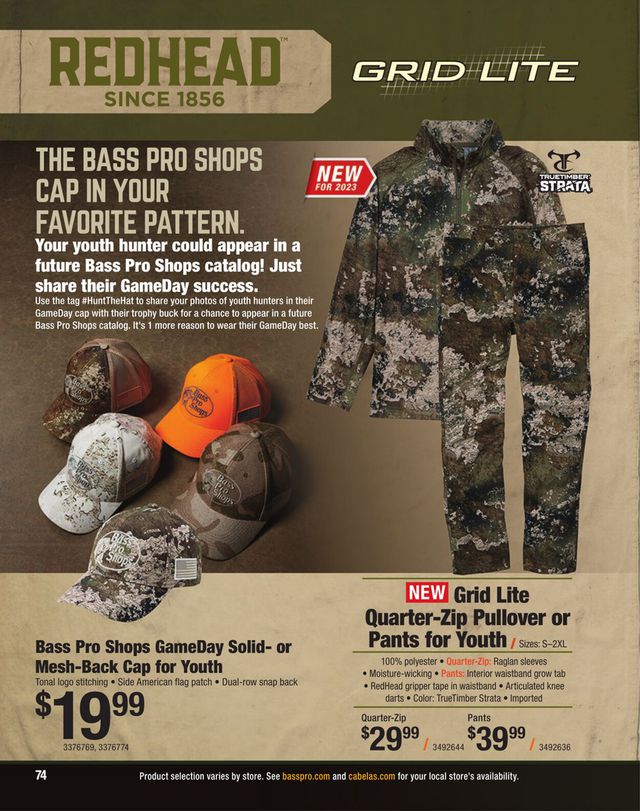 Catalogue Cabela's from 08/23/2023