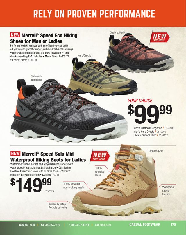 Catalogue Cabela's from 08/23/2023