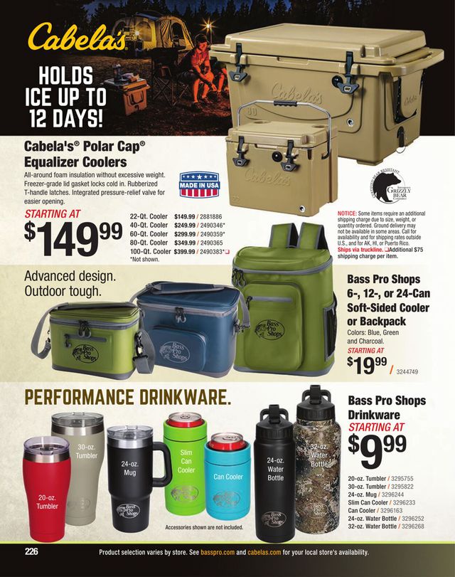 Catalogue Cabela's from 08/23/2023