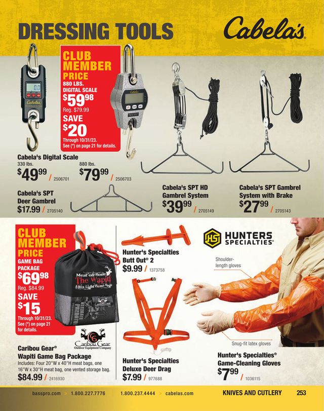 Catalogue Cabela's from 08/23/2023