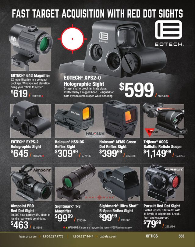 Catalogue Cabela's from 08/23/2023
