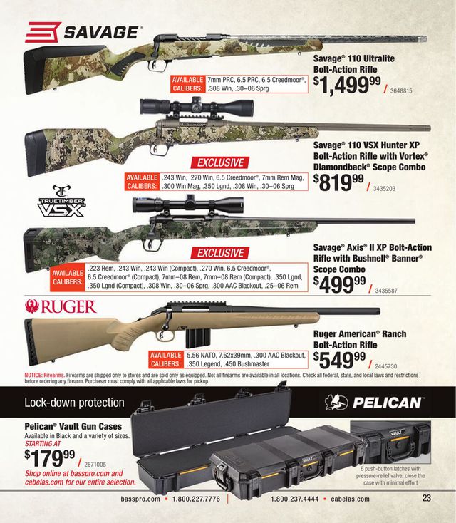 Catalogue Cabela's from 09/13/2023