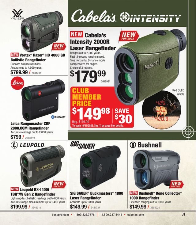 Catalogue Cabela's from 09/27/2023