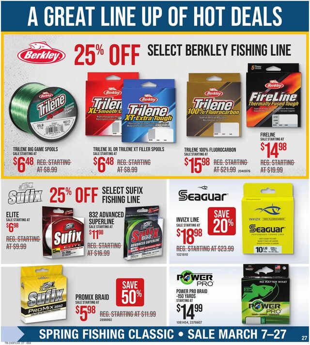 Catalogue Cabela's from 03/07/2024