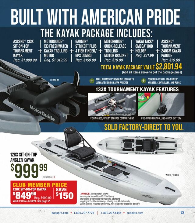 Catalogue Cabela's from 03/31/2024