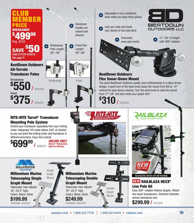 Catalogue Cabela's from 03/31/2024